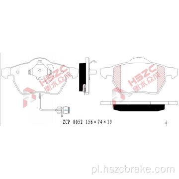 FMSI D840 Ceramiczny hamulca dla VW